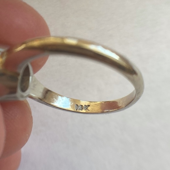 7mm Akoya Pearl SOLID 14K White Gold Ring - Picture 7 of 12